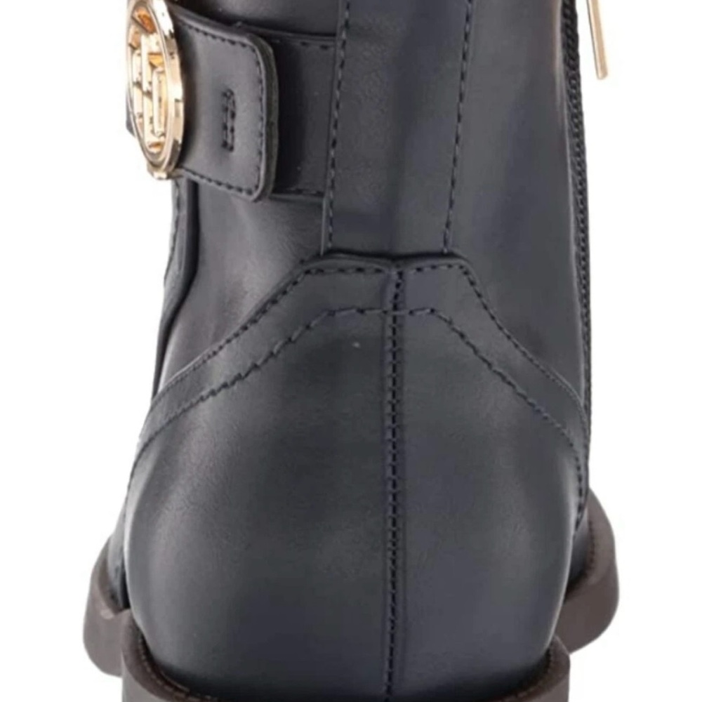 Tommy Hilfiger Dark Blue Boots with Gold Details